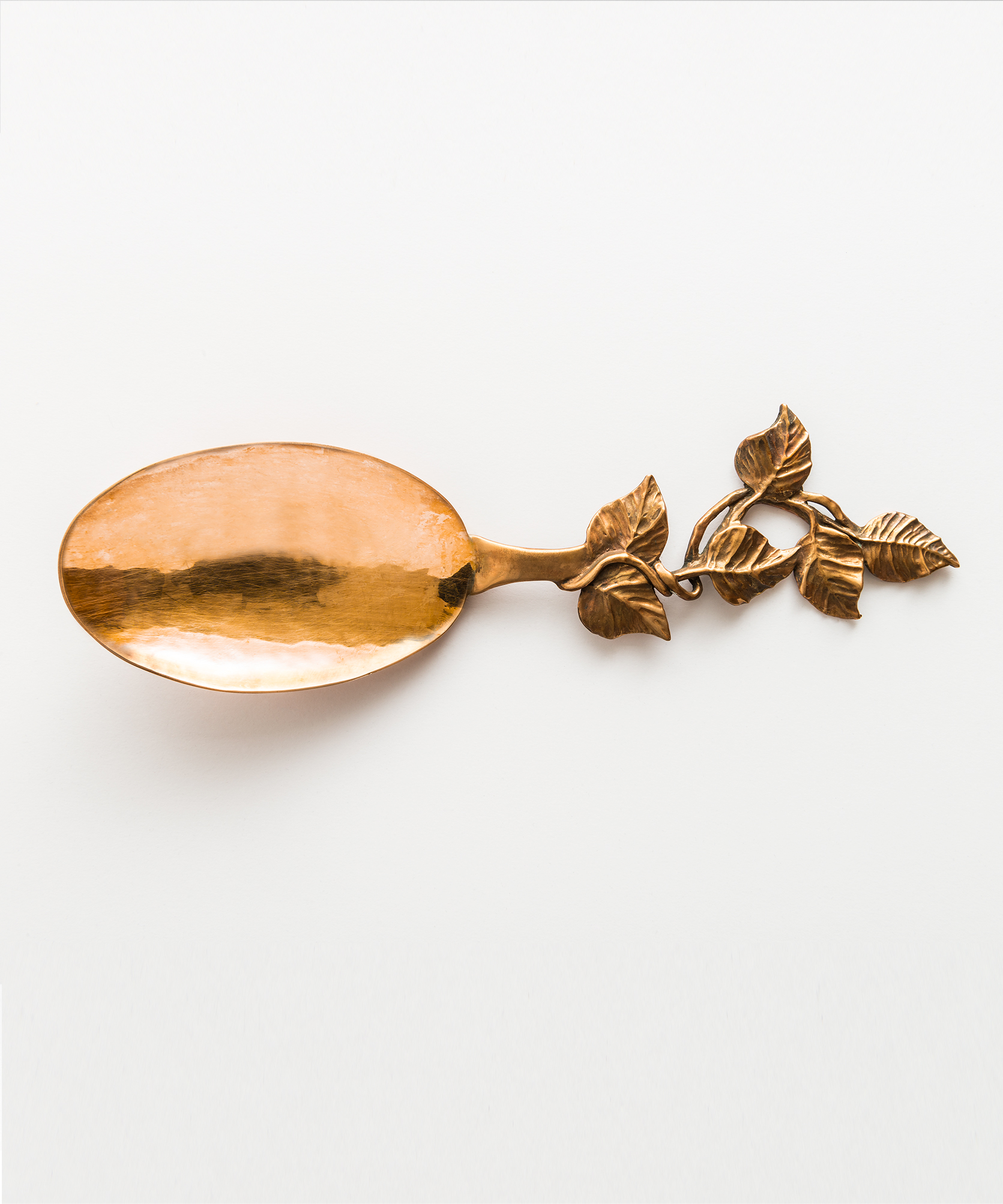 Foglie Risotto Serving Spoon in Bronze