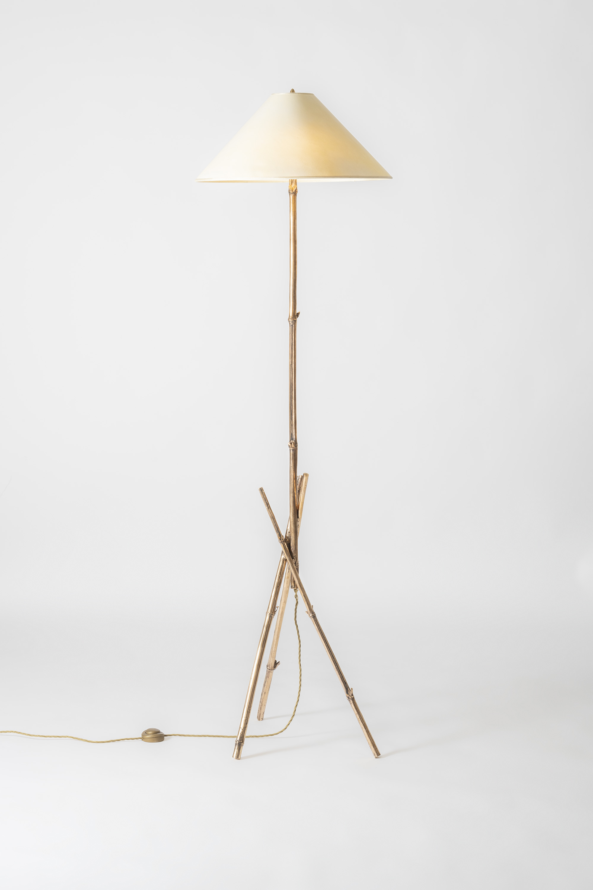 Immagine prodotto Bamboo Standing Lamp in Bronze Osanna Visconti