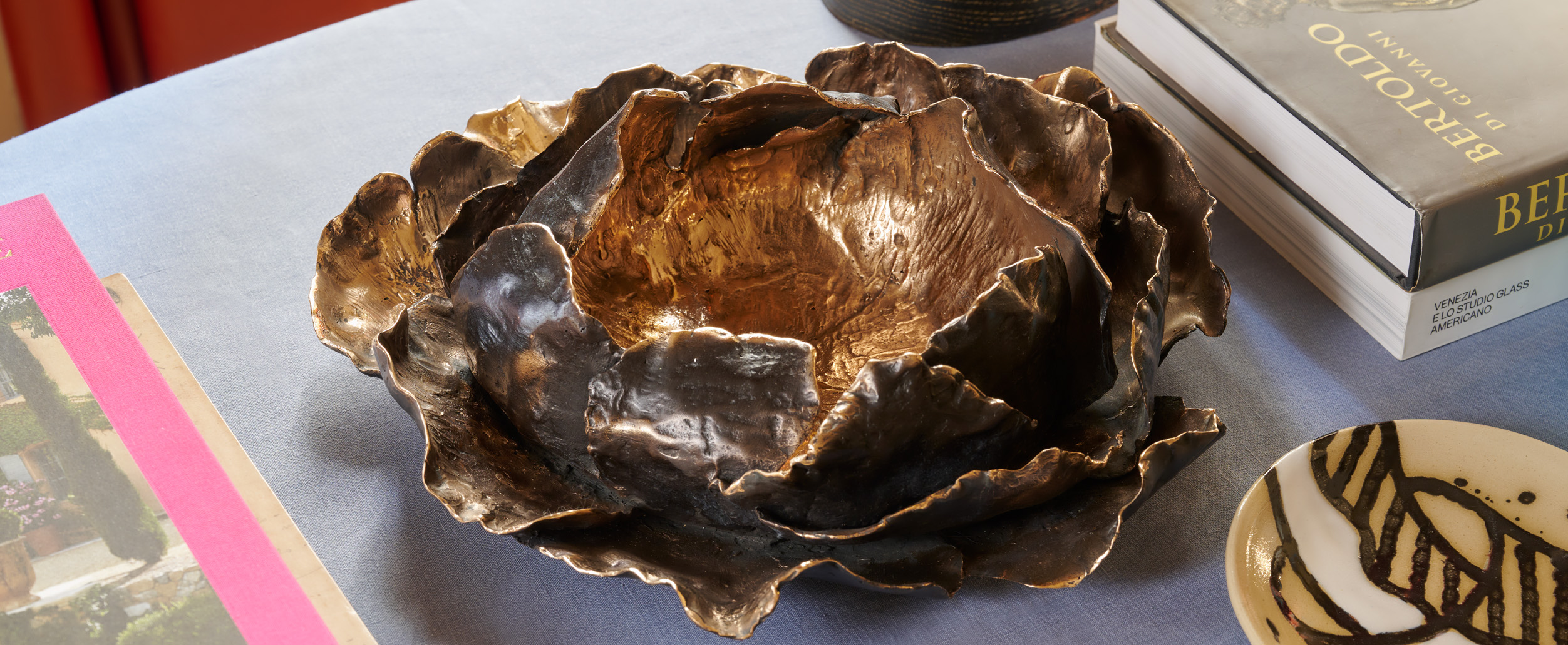 Brassica Bowl in Bronze