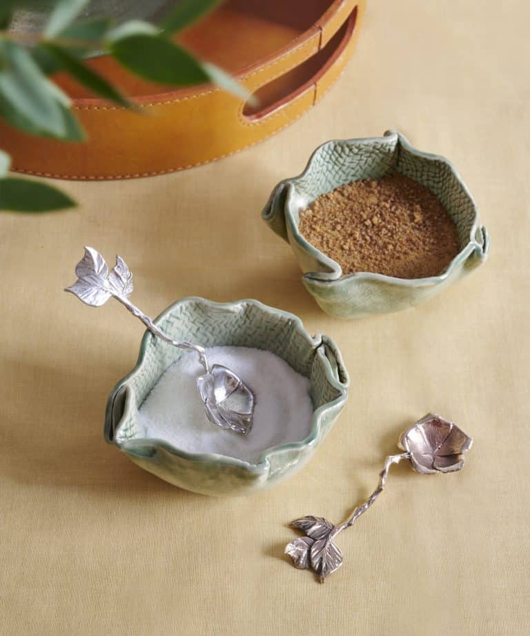 Foglie Bronze Coffee Spoons by Osanna Visconti (Set of 3) main image 1