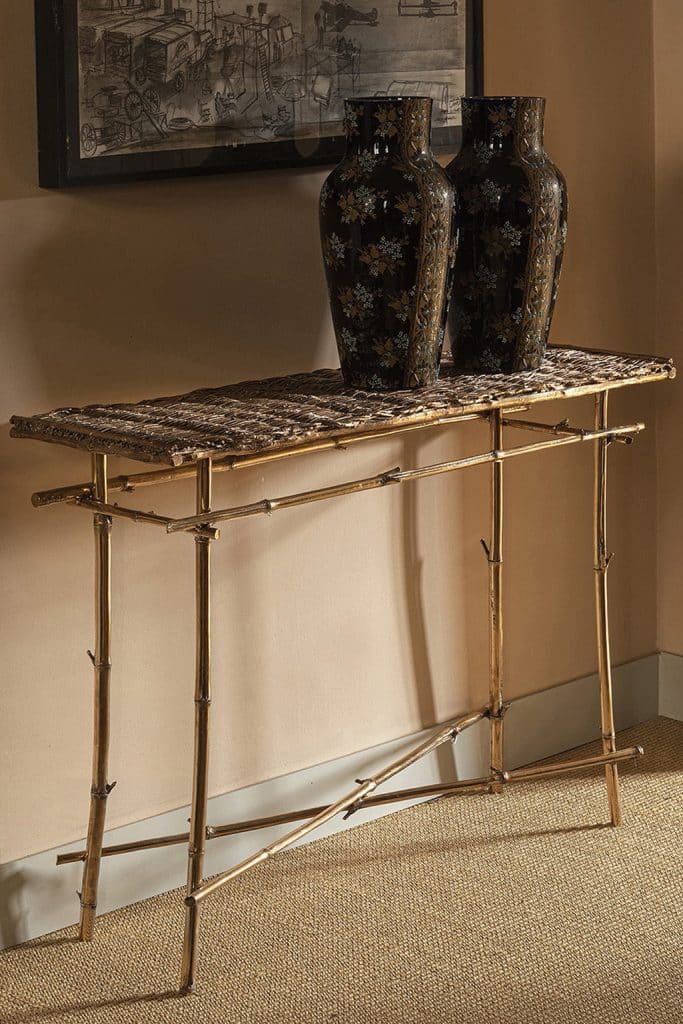 Ulivo Console in Bronze
