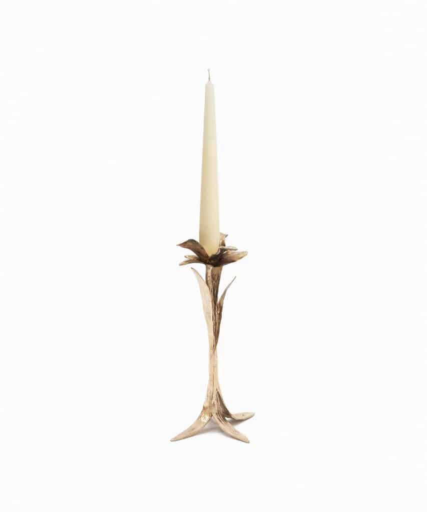 Iris Candleholder in bronze - Osanna Visconti di Modrone