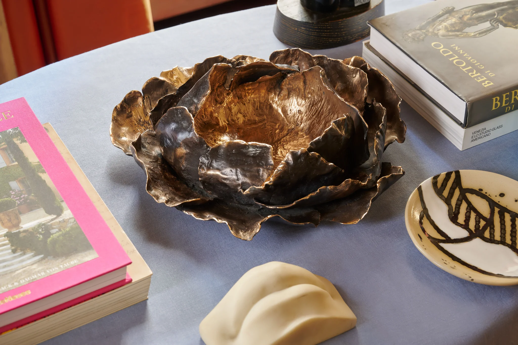 Brassica Bowl in Bronze