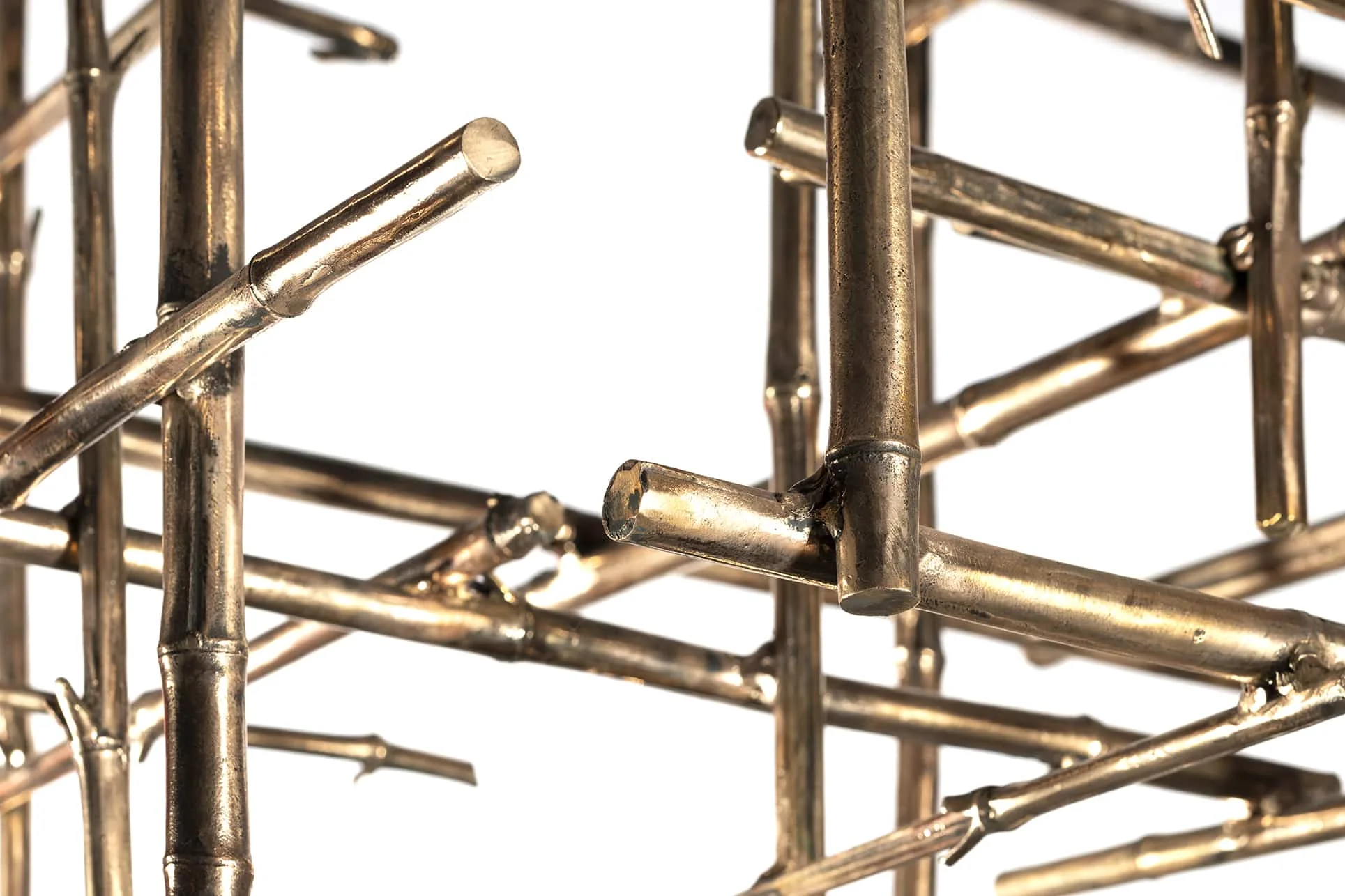 Bambù Forest Chandelier in Bronze